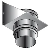 dubbelwandig rookgasstoel Isoleco DP 25 80mmDP 612